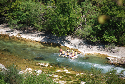 Rafting na gorenjm toku rijeke Neretve